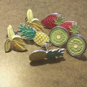 Fruit pins 8 pcs